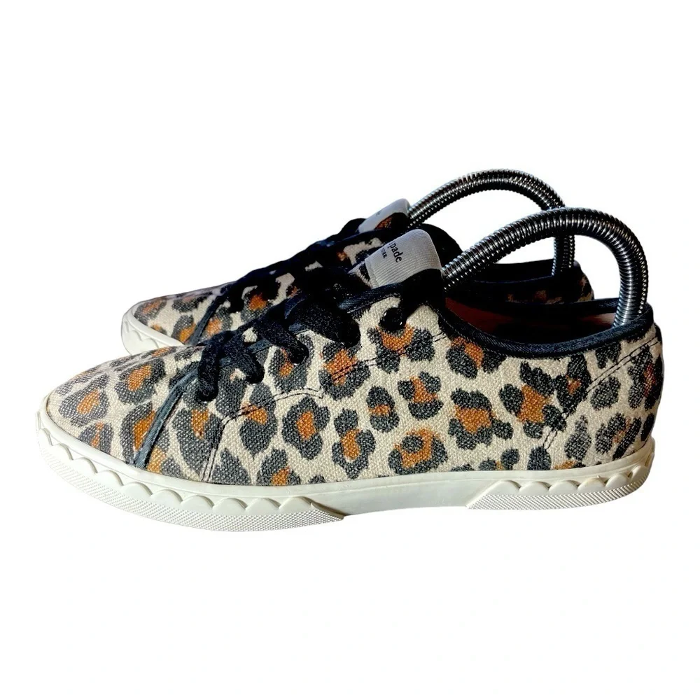 Kate Spade New York Vale Leopard Print Sneakers - Size 8.5